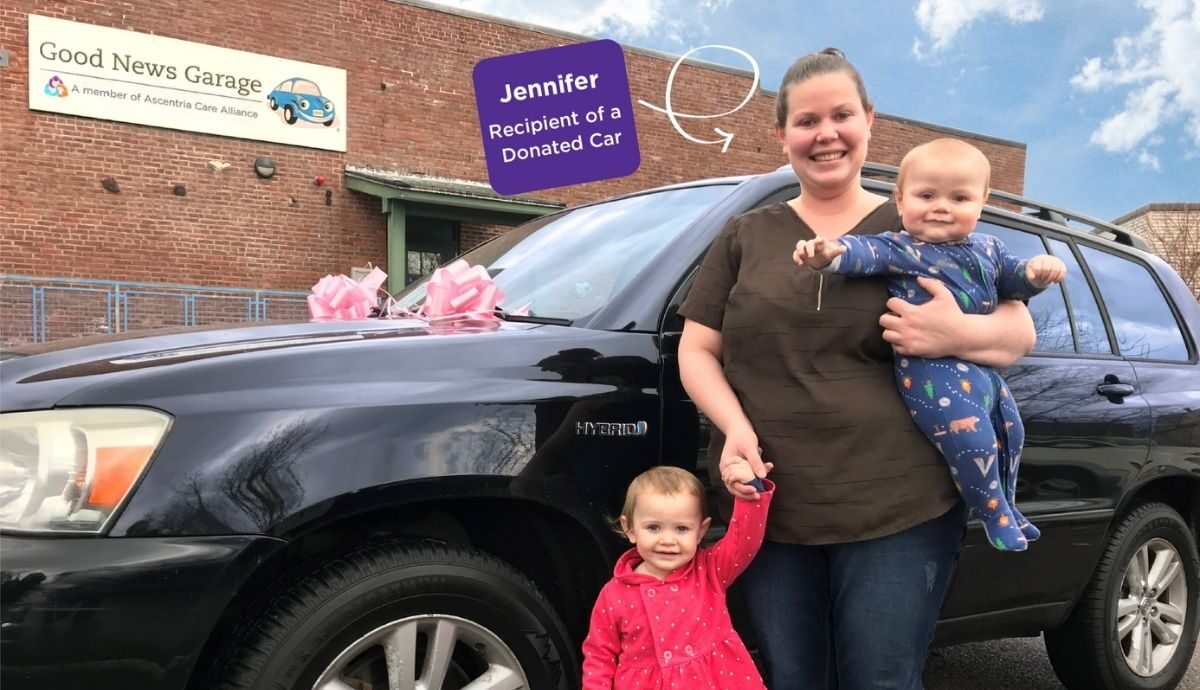 Jennifer, Recipient of Donated Car